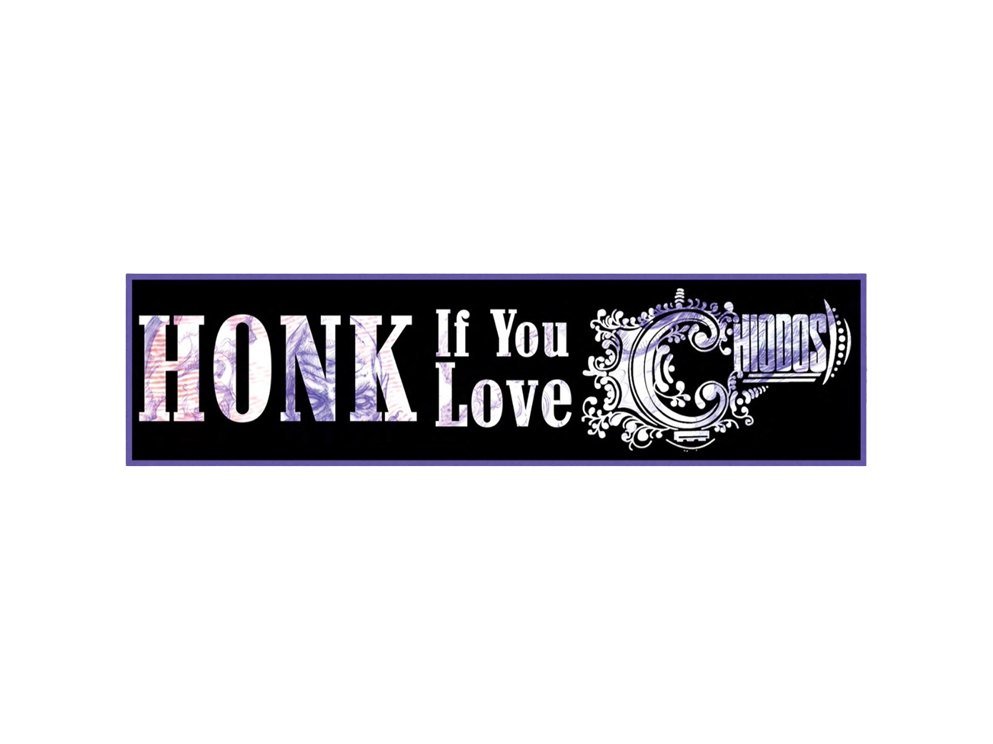 Honk If You Love Chiodos Bumper Sticker