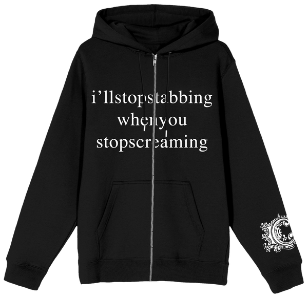 Official Chiodos Store - I'll Stop Stabbing Zip Up – Chiodos